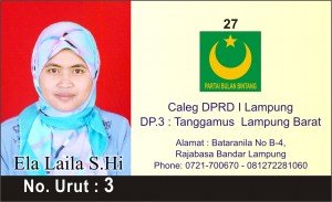 Ela Laila SHi CALEg BULAN BINTANG